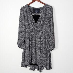 Anthropologie Maeve Women’s Dress Neutral Femme Daywear Grey Animal Print Size S